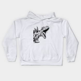 Raging Charax Charcoal Grey Variant Kids Hoodie